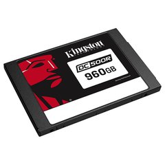 960GB Kingston Твердотельный накопитель SSD 2.5" DC500R SATA 3D TLC SEDC500R/960G