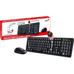 Комплект Genius Smart KM-8200 (клавіатура + миша) WL Black Ukr 31340003410