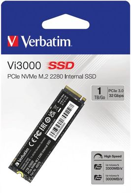 1TB Накопичувач Verbatim SSD-Vi3000 Internal PCIe NVMe M.2 49375
