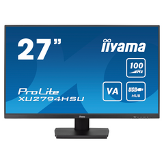 Монiтор IIYAMA 27" ProLite XU2794HSU-B6 16:9,VA,1920х1080,1мс,100 Гц, FreeSync, 1xHDMI/1xDP/2xUSB2.0, SP2x2 Вт XU2794HSU-B6