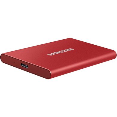 1TB Samsung Портативный SSD USB 3.2 Gen 2 T7 Red MU-PC1T0R/WW