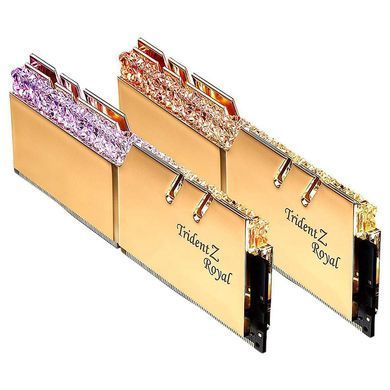 DDR4 3200 16G (2x8G) Память G.SkillTrident Z RGB ROYAL Gold 1.35V CL16 (box) F4-3200C16D-16GTRG
