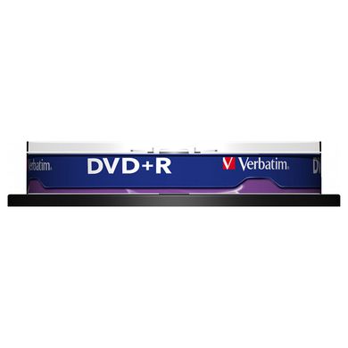 DVD+R Диск Verbatim AZO 4.7GB 16X MATT SILVER SURFACE (Шпиндель-10шт) 43498