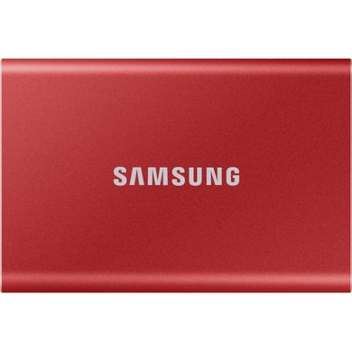 1TB Samsung Портативный SSD USB 3.2 Gen 2 T7 Red MU-PC1T0R/WW