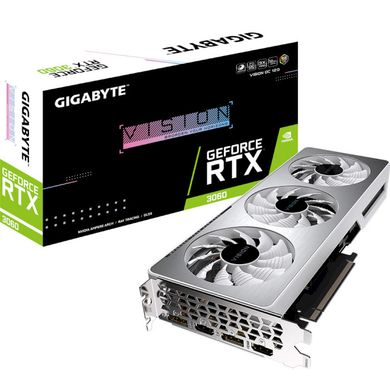 Відеокарта LHR! Gigabyte GeForce RTX3060 12GB GDDR6 VISION OC LHR GV-N3060VISIONOC-12GD2.0