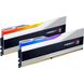 DDR5 6000 32GB KIT (16GBx2) Пам'ять до ПК G.Skill Trident Z5 RGB Silver F5-6000J3636F16GX2-TZ5RS