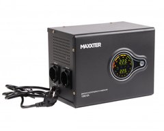 1000VA ДБЖ тривалої дії (інвертор) Maxxter (Батарея 12В, до 200Аг,зовнішня (в комплект не входить) MX-HI-PSW1000-01