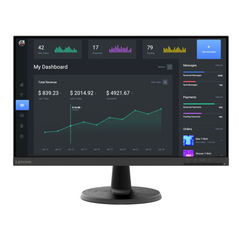 23,8" Монітор Lenovo Raven Black D24-40 16:9 VA, 1920х1080, 4 мс, 75 Гц, FreeSync, 1xVGA/1xHDMI1.4 67A2KAC6UA