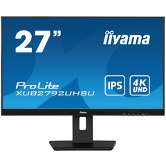 Монiтор IIYAMA 27" ProLite XUB2792UHSU-B5 16:9 IPS,3840х2160,4 мс,PIP/PBP ,1xDVI-DL/1xHDMI/1xDisplayPort/2xUSB3.0, SP 2x2В XUB2792UHSU-B5