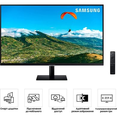 Монітор LCD 27" Samsung S27AM500NI, HDMI, BT, VA, MM, 920x1080, 60, 5ms LS27AM500NIXUA