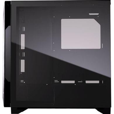 ATX без БЖ Корпус геймерський Cougar DarkBlader-S 4*3.5"/4*2.5",панель из шлифованного алюминия, RGB подсветка, закаленное стекло