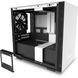 mATX без БЖ Корпус NZXT H210 Mini ITX White/Black Chassis with 2x120mm CA-H210B-W1