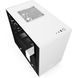 mATX без БЖ Корпус NZXT H210 Mini ITX White/Black Chassis with 2x120mm CA-H210B-W1