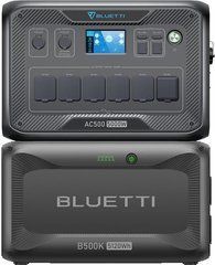 Зарядна станція Bluetti AC500 + B500K 5120Wh 1420000mAh 5000W + з'єднувальний кабель P090D-P150D PB931590