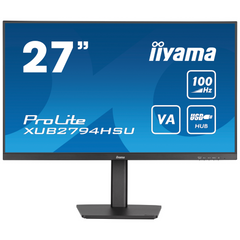 Монiтор IIYAMA 27" ProLite XUB2794HSU-B6 16:9 ,VA,1920х1080,1мс (MPRT),100 Гц,FreeSync,1xHDMI/1xDP/2xUSB2.0, SP2x2 Вт XUB2794HSU-B6