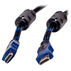 HDMI 15m Видeo кабель PowerPlant HDMI - HDMI, 15m, позолоченные коннекторы, 1.4V, Nylon, Double ferrites KD00AS1206
