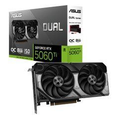 Відеокарта ASUS GeForce RTX 5060 Ti 8GB GDDR7 OC DUAL-RTX5060TI-O8G 90YV0MP2-M0NA00