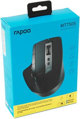 Миша бездротова Rapoo MT750S Multi-mode Black