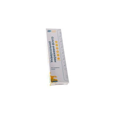 Мережевий фільтр PowerPlant YS-N6086/3c 3м, 3x0.75мм2, 6 розеток, 1xUSB, 2xType-C, 100% мідь Black EX610662