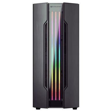 ATX без БЖ Корпус геймерський Cougar Gemini S Iron Gray 2*3.5"+3*2.5",Trelux RGB, 1*120 предустановлен
