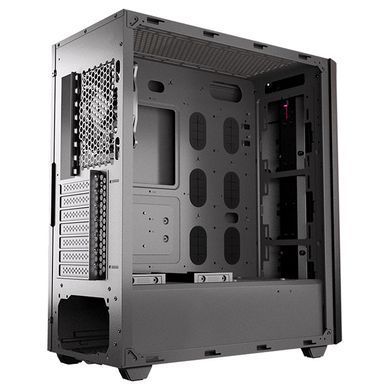 ATX без БЖ Корпус геймерський Cougar Gemini S Iron Gray 2*3.5"+3*2.5",Trelux RGB, 1*120 предустановлен