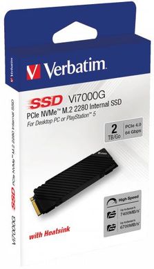 2TB Накопичувач Verbatim SSD-Vi7000G Internal PCIe NVMe M.2 49368