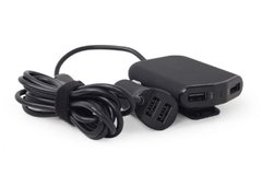 Автомобільний зарядний пристрій EnerGenie EG-4U-CAR-01 USB, 48Вт, 4 порти, 9.6 А