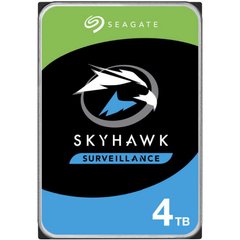 4Tb Жорсткий диск для відеоспостереження HDD Seagate SkyHawk Guardian Surveillance (3.5"/SATA 6Gb/s/rpm 5900) ST4000VX013