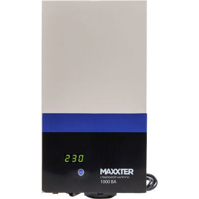 1000VA Автоматический регулятор напряжения Maxxter 230 В, 1000 ВА MX-AVR-DW1000-01