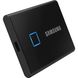 500GB Samsung Портативный SSD USB 3.1 Gen 2 T7 Touch Black MU-PC500K/WW