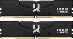 DDR5 6400 32GB (2x16GB) Пам'ять до ПК Goodram Iridium Black (2x16) IR-6400D564L32S/32GD
