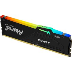 DDR5 4800 16GB Пам'ять до ПК Kingston FURY Beast RGB KF548C38BBA-16