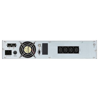 2000VA ДБЖ PowerWalker безперервної дії (online) VFI 2000CRM LCD Rack/Tower, чиста синусоїда, 2000VA/1600W, batt (Yuasa or CSB) - 4 pcs. 12V / 9Ah, 4x IEC C13, External battery connector, USB 10122001