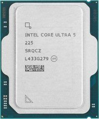 LGA1851 Процесор Intel Core Ultra 5 225 3.3GHz (20MB, Arrow Lake, 65W, S1851) Tray AT8076806415