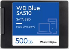 500GB WD Твердотільний накопичувач SSD Blue 2.5" SATAIII 3D TLC WDS500G3B0A
