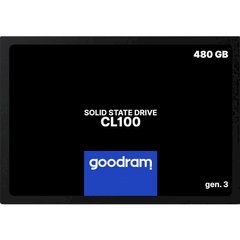480GB GOODRAM Дисковый флеш накопитель SSD 2,5" CL100 G3 SATA 3.0 SSDPR-CL100-480-G3