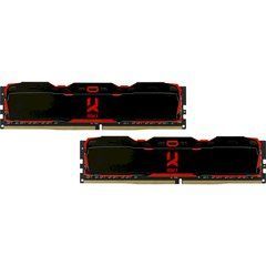 DDR4 3000 16GB (2x8Gb) Память Goodram Iridium X Black IR-X3000D464L16S/16GDC