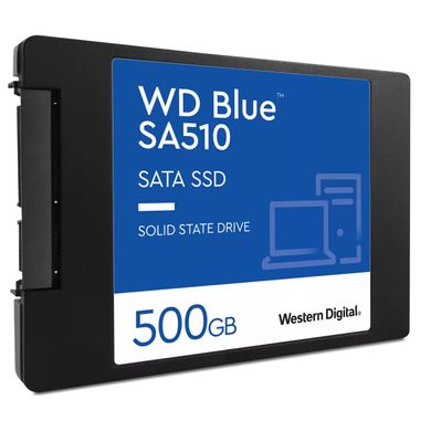 500GB WD Твердотільний накопичувач SSD Blue 2.5" SATAIII 3D TLC WDS500G3B0A