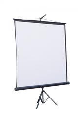 Проекційний екран ATRIA ECO TRM-AV-96 переносний на тринозі 136"(1:1) 244*244см