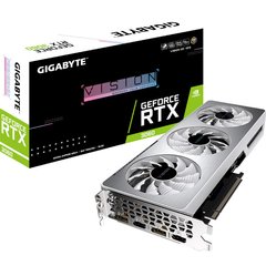 Відеокарта Gigabyte GeForce RTX 3060 VISION 12GB DDR6 192Bit Core: 1837MHz Memory: 15000MHz GV-N3060VISION OC-12GD