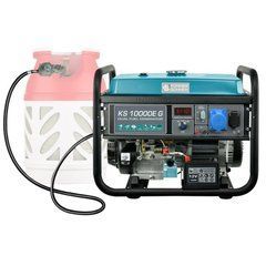 Генератор газобензиновий Konner&Sohnen KS 10000E G, 230В, 8.0кВт, електростартер, 87кг KS10000EG