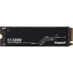 1TB Kingston Твердотільний накопичувач SSD M.2 KC3000 NVMe PCIe 4.0 4x 2280 3D TLC SKC3000S/1024G