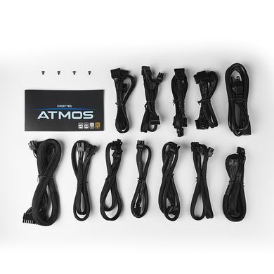 750W Блок живлення для ПК CHIEFTEC Atmos CPX-750FC 80+ Gold,135мм FDB, 1xMB 24pin(20+4), 2xCPU 8pin(4+4), 4xMolex, 9xSATA, 2xPCIe 8pin(6+2), 1xPCIe GEN5 16pin, Fully CPX-750FC