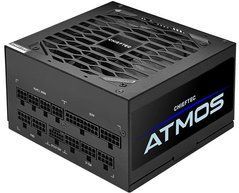 850W Блок живлення для ПК CHIEFTEC Atmos CPX-850FC 80+ Gold, 120мм FDB, 1xMB 24pin(20+4), 2xCPU 8pin(4+4), 4xMolex, 9xSATA, 2xPCIe 8pin(6+2), 1xPCIe GEN5 16pin, Fully M CPX-850FC