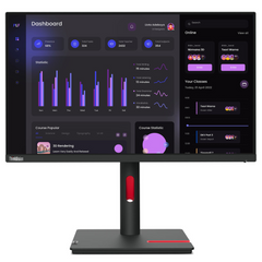 23,8" Монітор Lenovo ThinkVision T24i-30 16:9 IPS, 1920х1080, 4 мс, 60 Гц, 1xVGA/1xHDMI 1.4/1xDP 1.2/4xUSB3.0, LTPS 63CFMATXUA