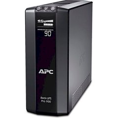 900VA APC Back-UPS Pro 900VA,CIS(тип Line-Interactive;900ВА /540 Вт;3 розетки Schuko c бат. питанием+2розетки с защитой только от всплесков;USB;LCD;вес 10,7кг BR900G-RS