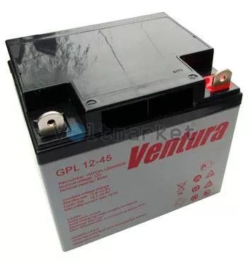 12V 45Ah Акумуляторна батарея Ventura GPL (197x165x171) 14кг GPL 12-45