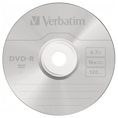 DVD-R Диск Verbatim AZO 4.7GB 16X MATT SILVER SURFACE (Шпиндель-25шт)
