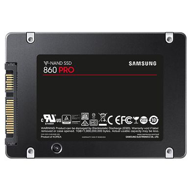 512GB Samsung Твердотельный накопитель SSD 2.5" Samsung 860 PRO 512GB SATA V-NAND 3D MLC MZ-76P512BW