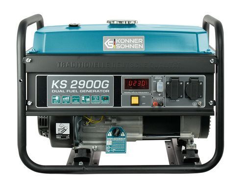 Генератор газобензиновий Konner&Sohnen KS 2900G, 230В, 2.9кВт, ручний стартер, 43кг KS2900G